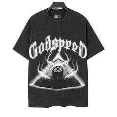 Pyramid Evil Eye Pattern T-shirt #G6180