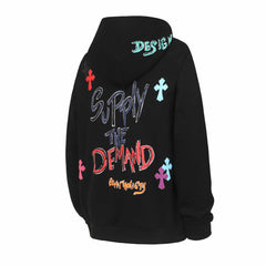 CH Letter Cross Pattern Hoodie #L3190