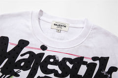 Washed Distressed Rhinestone Tee