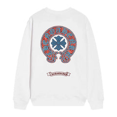Letter Cross Pattern Sweatshirt #D28