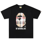 Plaid Head by Bathing Tee