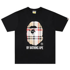 Plaid Head by Bathing Tee