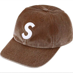 Washed Chino Twill S Logo Cap
