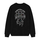 Letter Cross Pattern Sweatshirt #P19