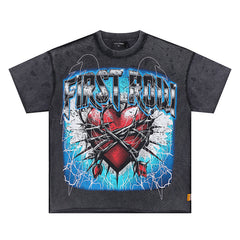 Sacred Heart Rhinestone Tee