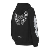 CH Letter Cross Pattern Hoodie #K22