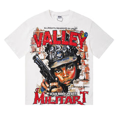 Gunman Graphic Print T-shirt #V1200