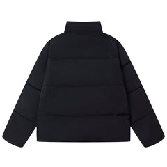 Letter Printed Cotton Jacket.