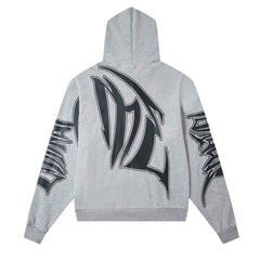 Grey ‘Faded’ Hoodie