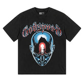 Broken Skull Pattern T-shirt #G1191/G3191