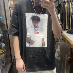 Letter Logo Print T-Shirt