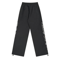 Rhinestone Nylon Pants