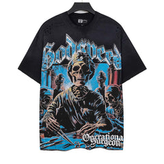 Skull Doctor Pattern T-shirt #G6412
