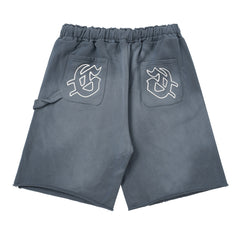 Embroidered Washed Short #G001