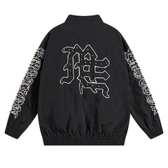 Rhinestone Nylon Jacket