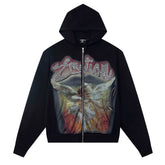 Black Rhinestone Hoodie