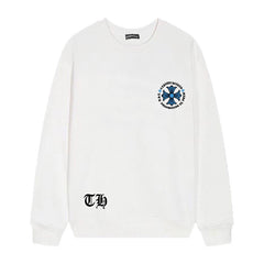 Letter Cross Pattern Sweatshirt #P09