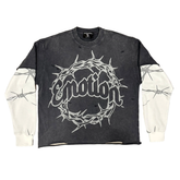 “Barbed Wire” thermal Long Sleeve Tee