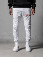 MODP White NASA Sweatpants