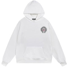 Letter Cross Pattern Hoodie #B85
