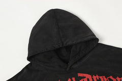 Letter Pattern Hoodie #V3445