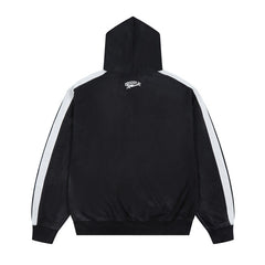 Letter Pattern Zipper Hoodie #R132