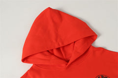 CH Letter Cross Pattern Hoodie #L3112