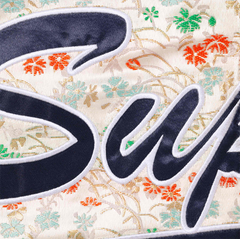 Floral Jacquard Baseball Jersey