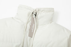 colorful laser stand collar down jacket