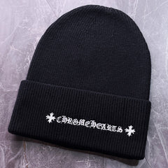 CH Letter Pattern Knit Hat