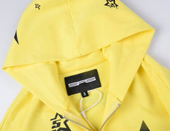 Double Layer 5 Star Zip Hoodie