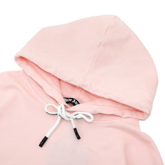 Layered Flames Drawstring Hoodie