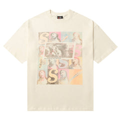 Crew Neck Street Style Plain Cotton T-Shirt