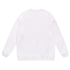 Head Cartoon Baby Milo Print Sweatshirt