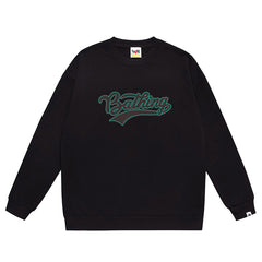 Head Letter Print Sweatshirt
