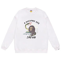 Head Camo Print Sweatshirt