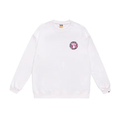Letter Print Crew Neck Sweatshirt