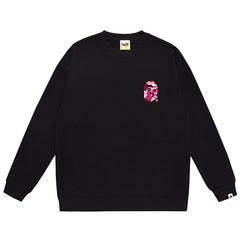 Head Pattern Print Sweatshirt