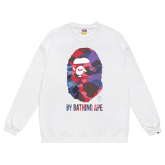 Head Pattern Print Sweatshirt