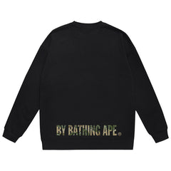 Head Camo Pattern Print Sweatshirt