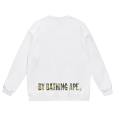 Head Camo Pattern Print Sweatshirt