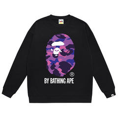 Head Pattern Print Sweatshirt