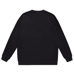 Head Rose Pattern Print Sweatshirt
