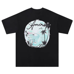 Paradise Airbrush Cotton T-Shirt