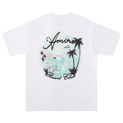 Paradise Airbrush Cotton T-Shirt