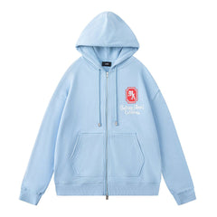 Letter Print Hoodie #7216