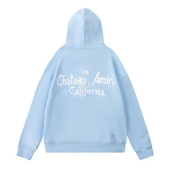 Letter Print Hoodie #7216