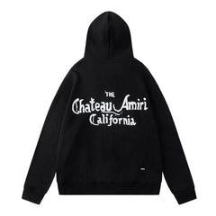 Letter Print Hoodie #7216