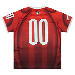 'Red Stripes' Mesh Jersey