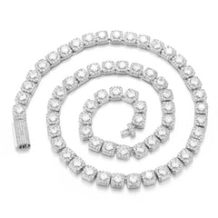 Men's Flap Clasp Zirconia Rock Candy Necklace #CHA230